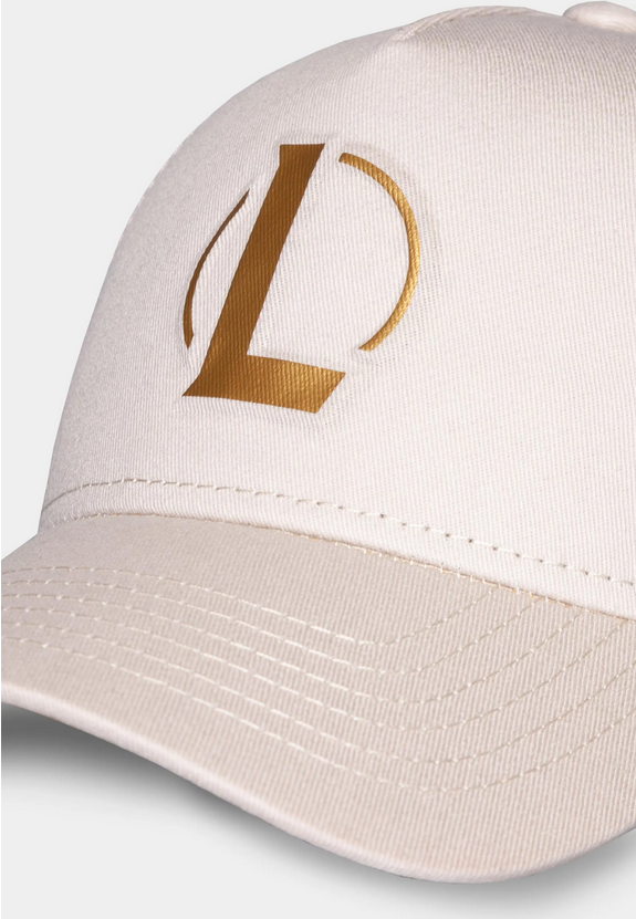 League Of Legends - Cappellino Regolabile Unisex Bianco Panna 00080 | Berretto Gaming Ufficiale