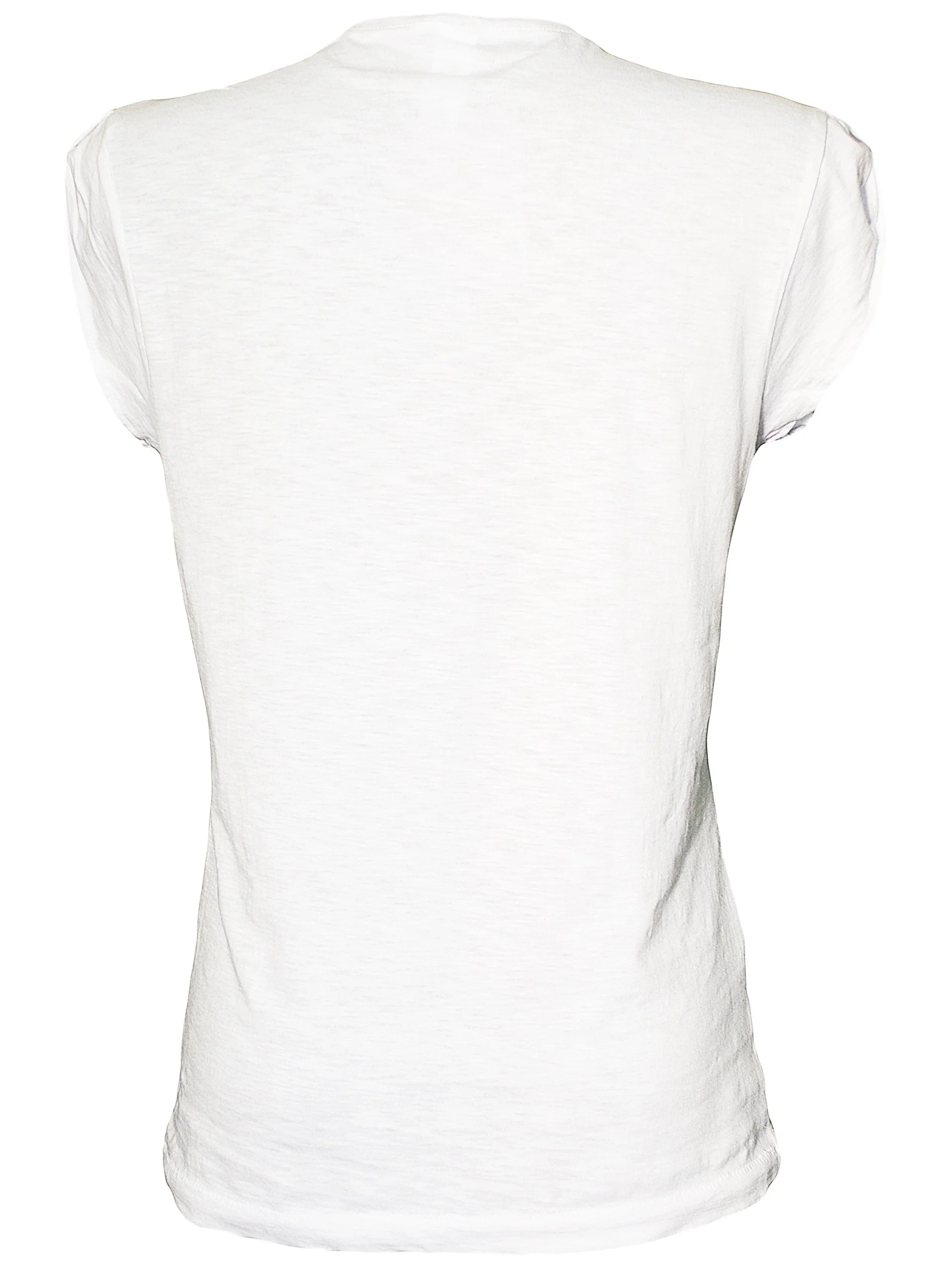T-shirt Donna Slub 'Ma Anche NO' - 100% Cotone Bio