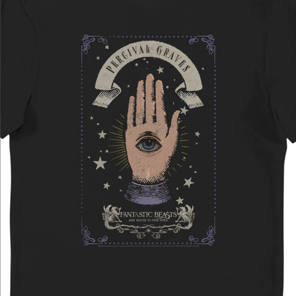 T-Shirt Animali Fantastici Percival Graves 5056438935990 - Maglietta Ufficiale Adulti Cotone