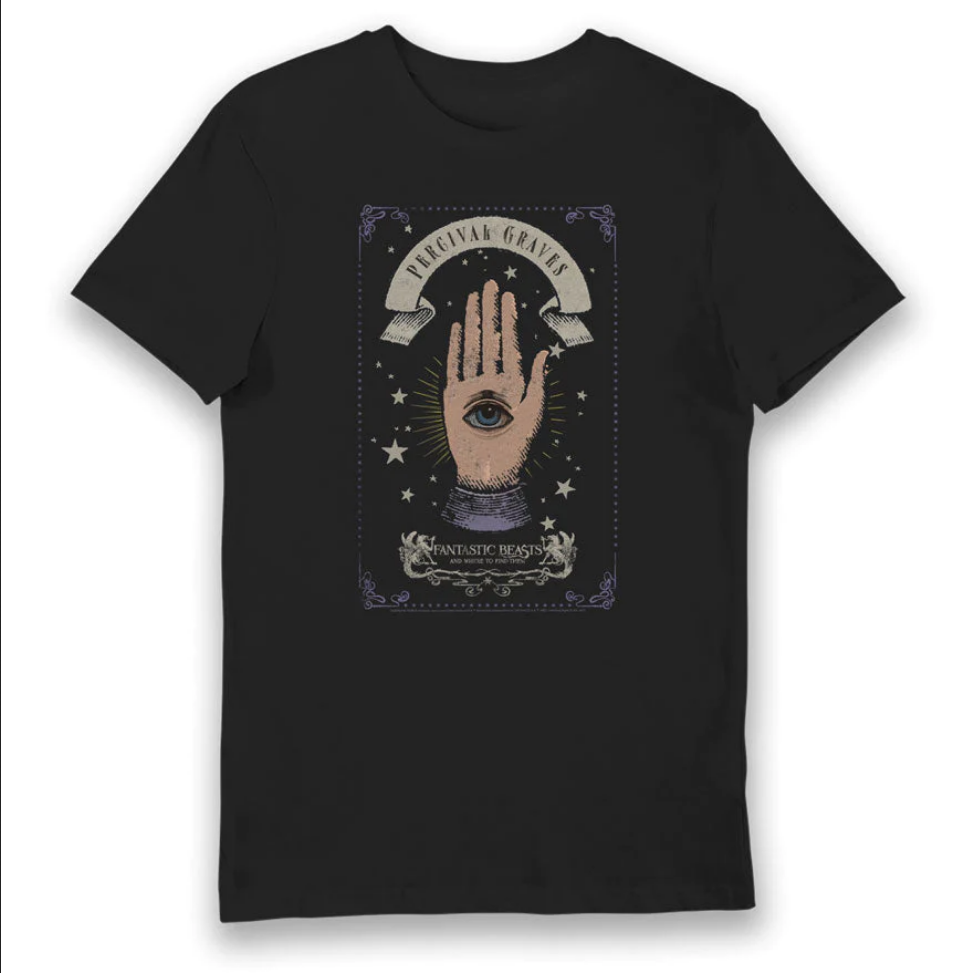 T-Shirt Animali Fantastici Percival Graves 5056438935990 - Maglietta Ufficiale Adulti Cotone