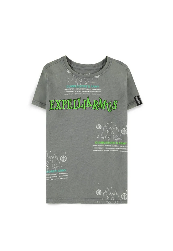 T-Shirt Harry Potter Expelliarmus Grigia - Wizards Unite Bambino