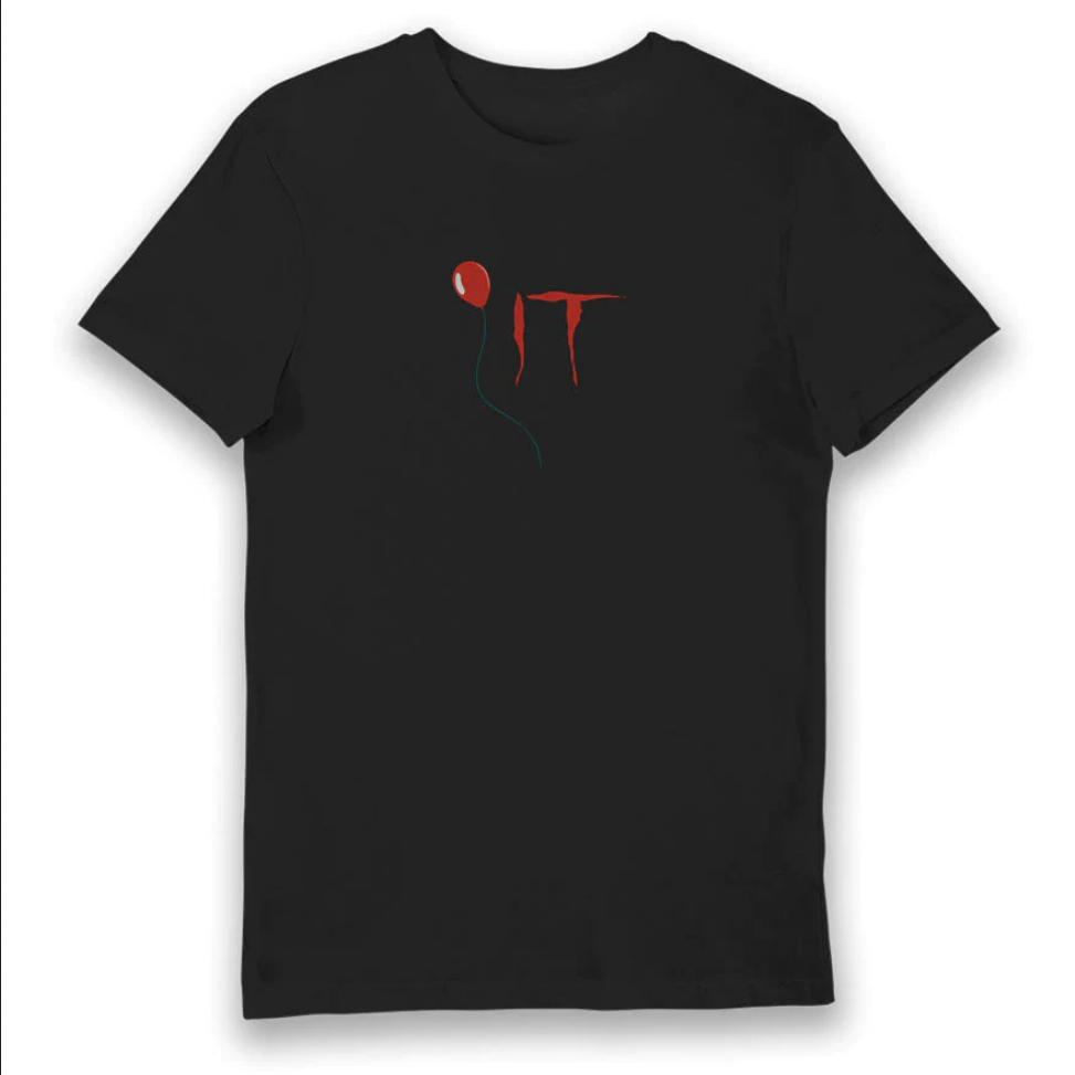 T-Shirt IT Pennywise Georgie Balloon You'll Float Too - Maglietta Nera Adulto